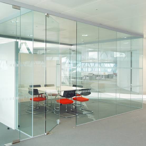 Frameless Glass Office Doors