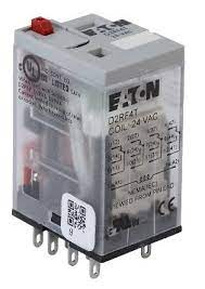 Plug-In Relay Supply: 220/240V AC,4PDT